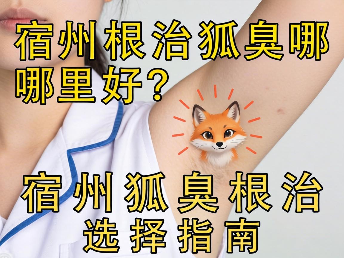 宿州根治狐臭哪里好？宿州狐臭根治选择指南
