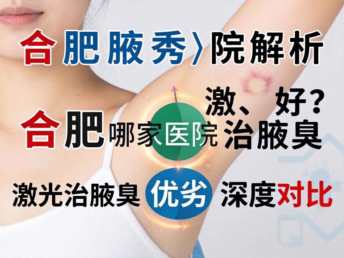 合肥腋秀解析，合肥哪家医院治腋臭好？激光治腋臭优劣深度对比