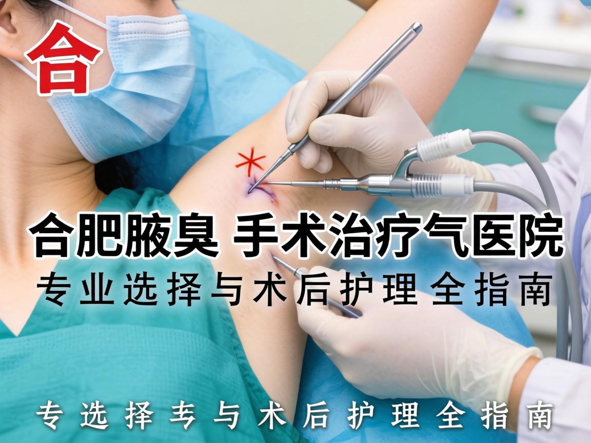 合肥腋臭手术治疗医院，专业选择与术后护理全指南