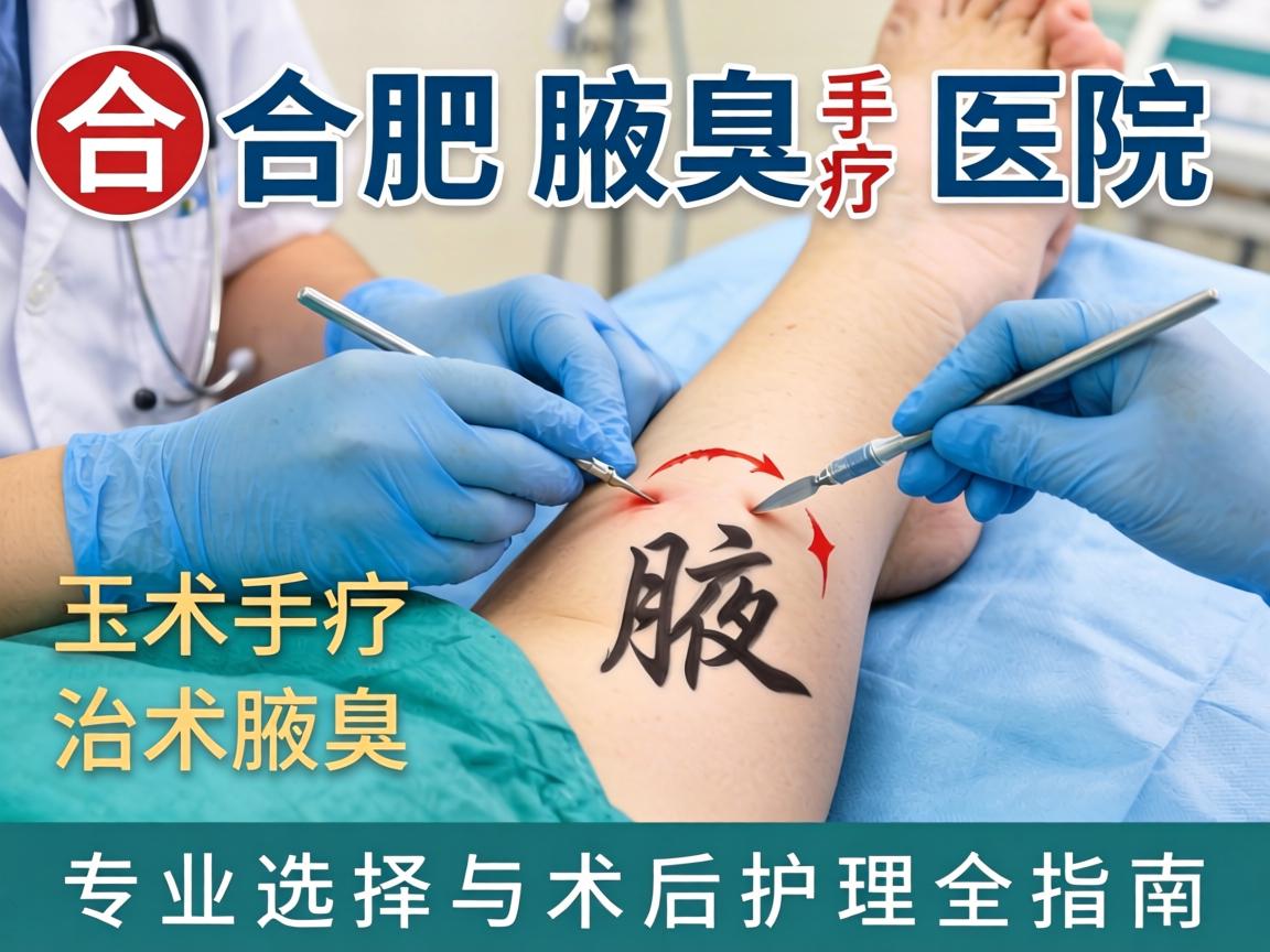 合肥腋臭手术治疗医院，专业选择与术后护理全指南