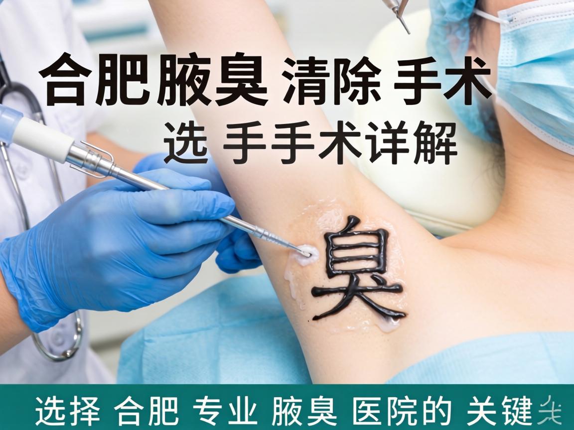 合肥腋臭清除手术详解,选择合肥专业腋臭医院的关键 合肥腋臭清除手术详解,选择合肥专业腋臭医院的关键