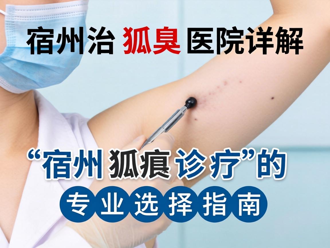 宿州治狐臭医院详解，宿州狐臭诊疗的专业选择指南
