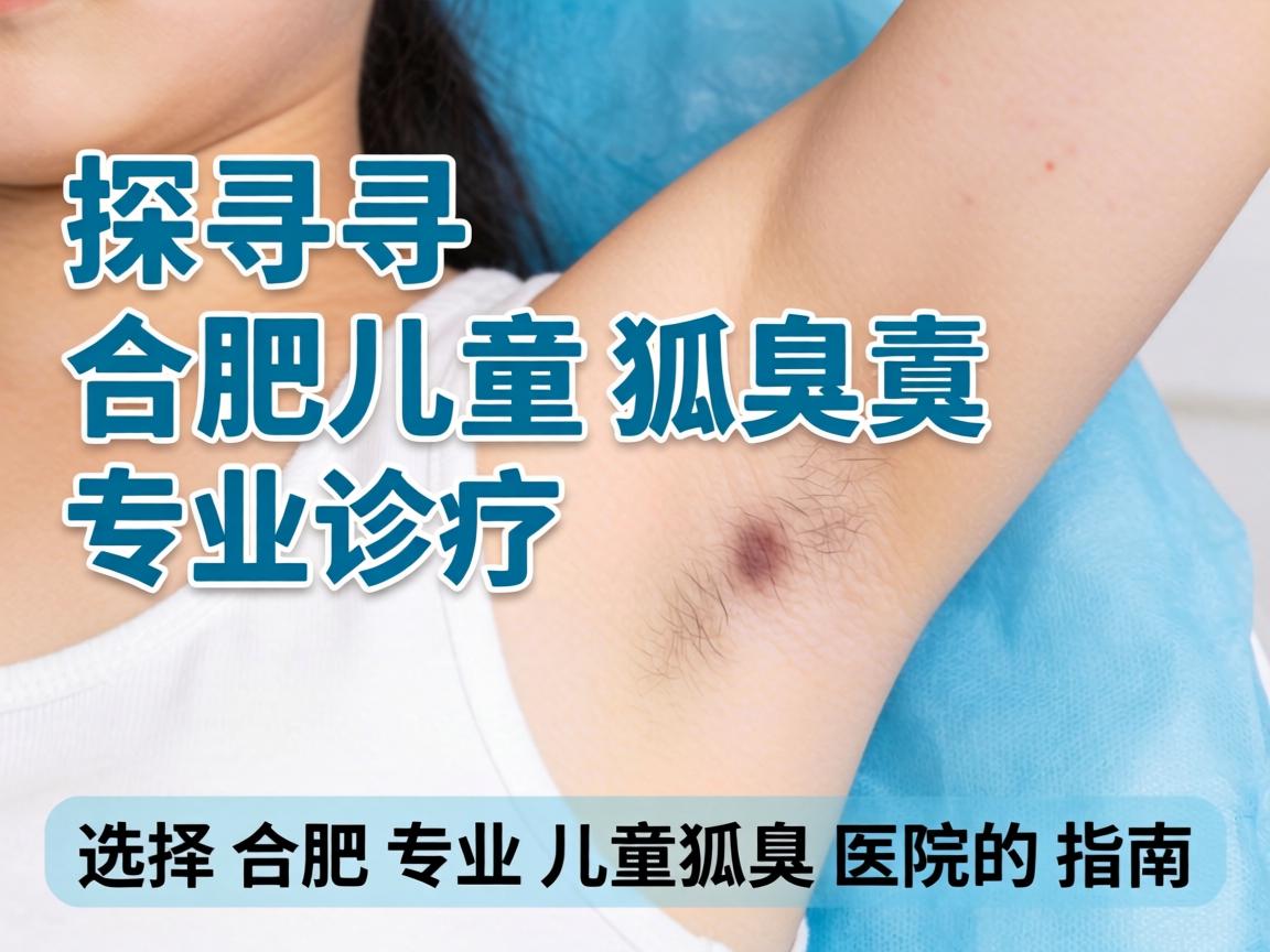 探寻合肥儿童狐臭专业诊疗，选择合肥专业儿童狐臭医院的指南