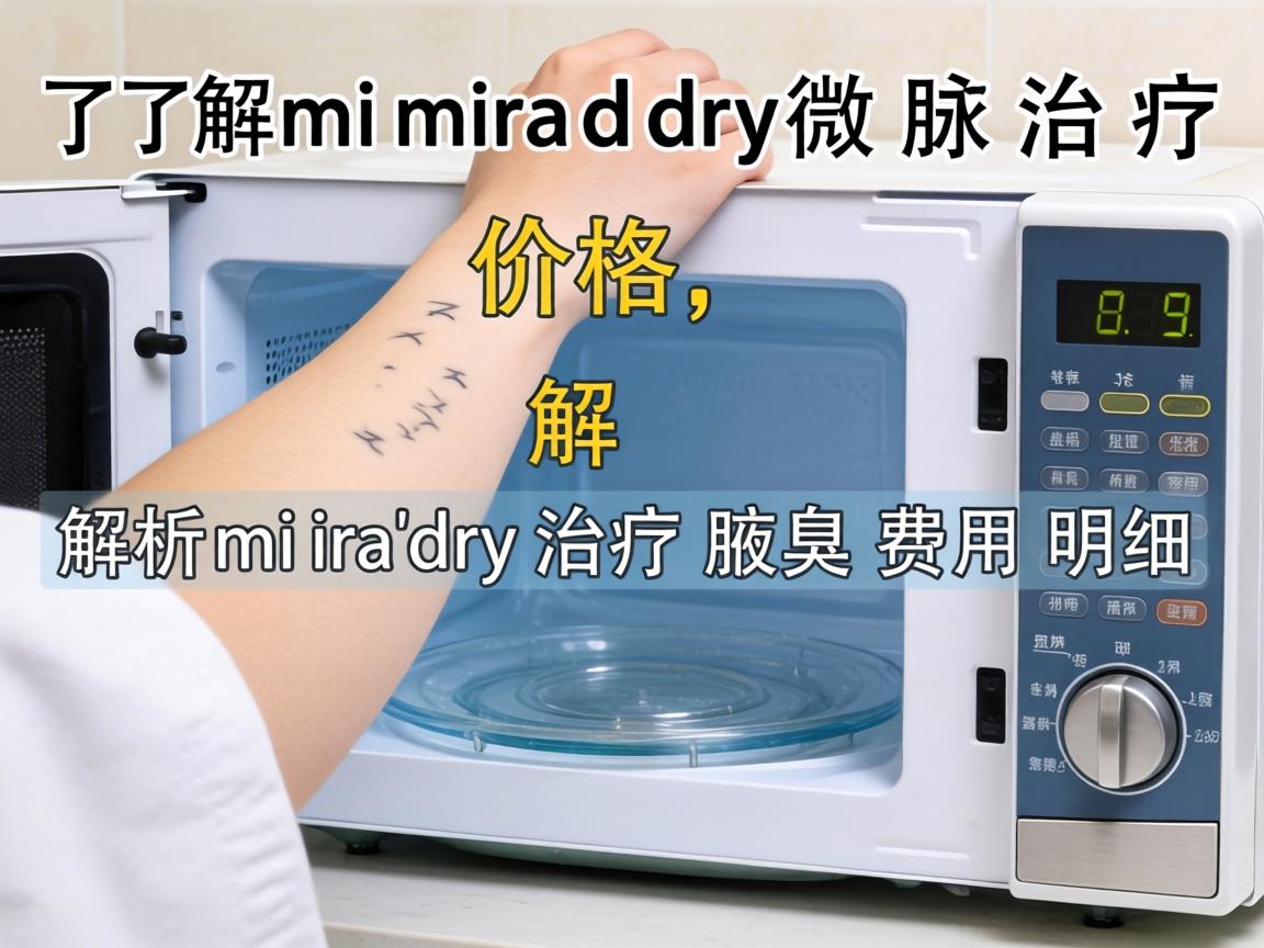 了解miradry微波治疗价格，解析miradry治疗腋臭费用明细