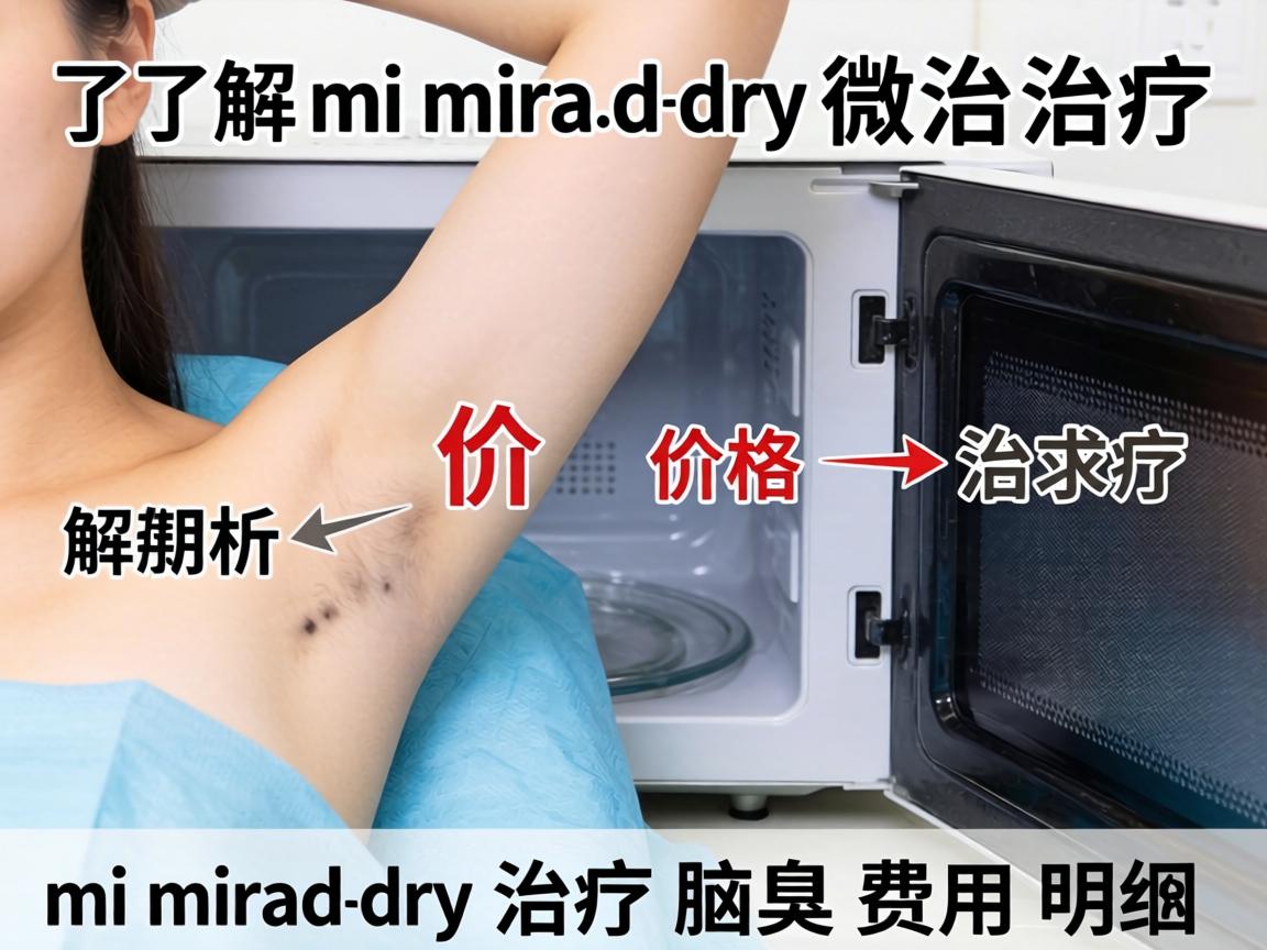 了解miradry微波治疗价格，解析miradry治疗腋臭费用明细