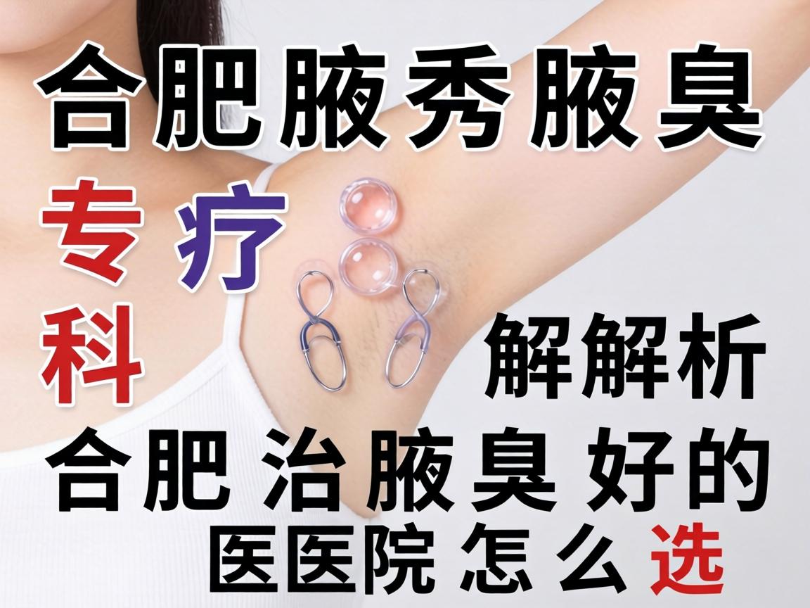 合肥腋秀腋臭专科解析，合肥治腋臭好的医院怎么选？