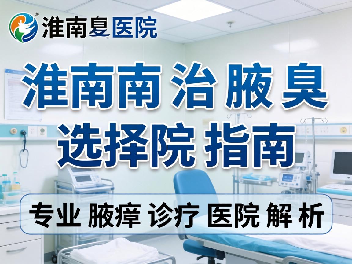 淮南治腋臭医院选择指南，专业腋臭诊疗医院解析