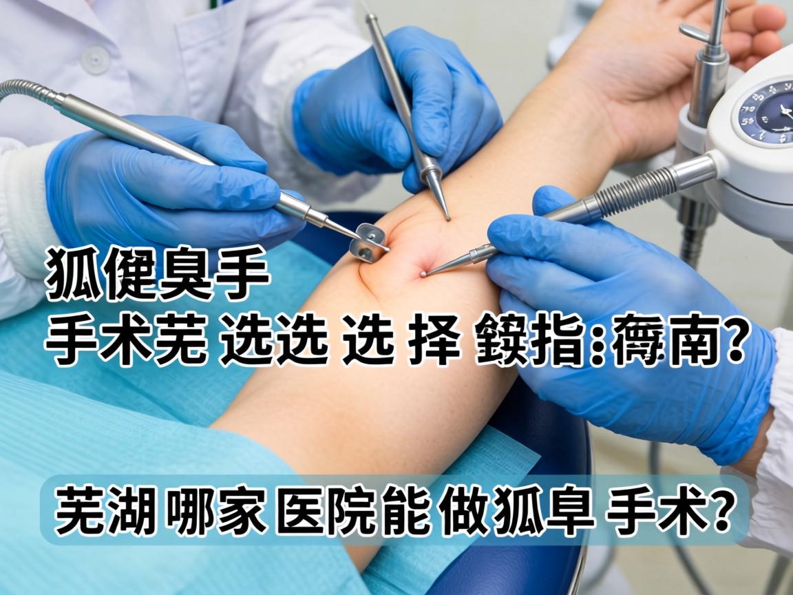 狐臭手术选择指南，芜湖哪家医院能做狐臭手术？