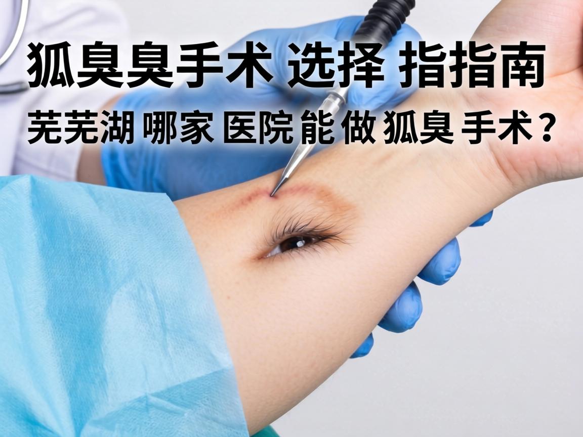 狐臭手术选择指南，芜湖哪家医院能做狐臭手术？