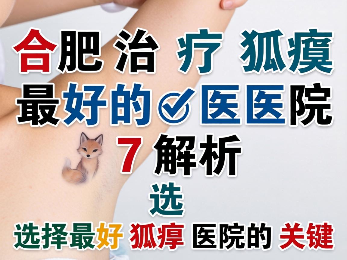 合肥治疗狐臭最好的医院解析,选择最好狐臭医院的关键 合肥治疗狐臭最好的医院解析,选择最好狐臭医院的关键