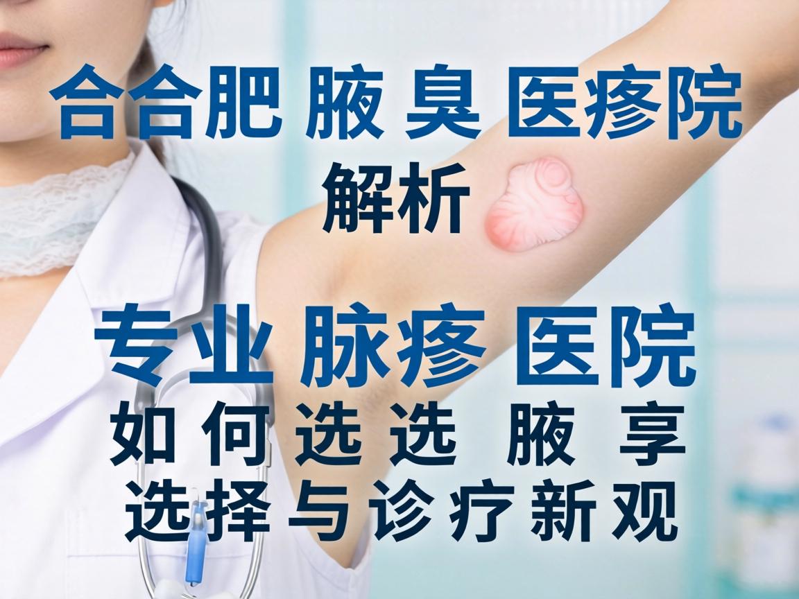 合肥腋臭医院解析,专业腋臭医院如何选择与诊疗新观 合肥腋臭医院解析,专业腋臭医院如何选择与诊疗新观