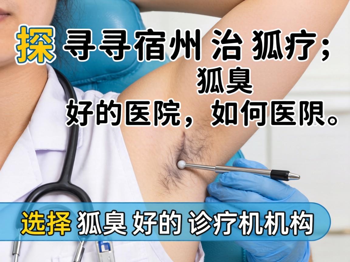 探寻宿州治疗狐臭好的医院，如何选择狐臭好的诊疗机构