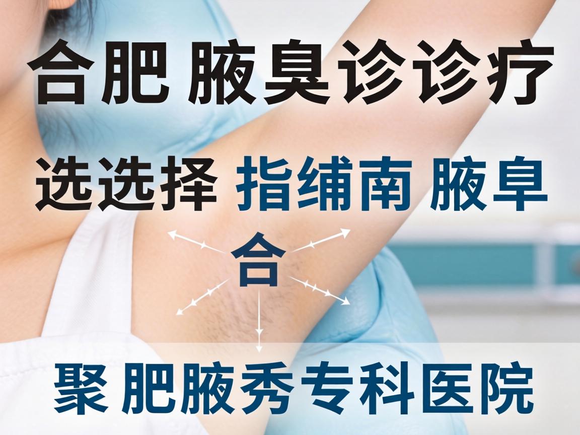 合肥腋臭诊疗选择指南，聚焦合肥腋秀专科医院