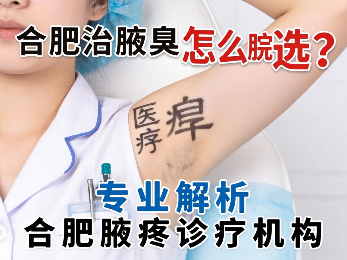 合肥治腋臭医院怎么选？专业解析合肥腋臭诊疗机构
