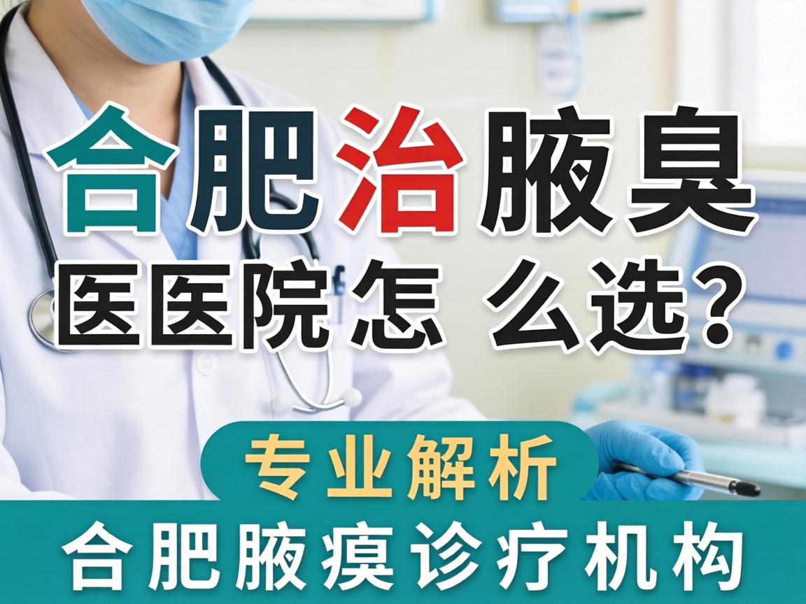 合肥治腋臭医院怎么选？专业解析合肥腋臭诊疗机构