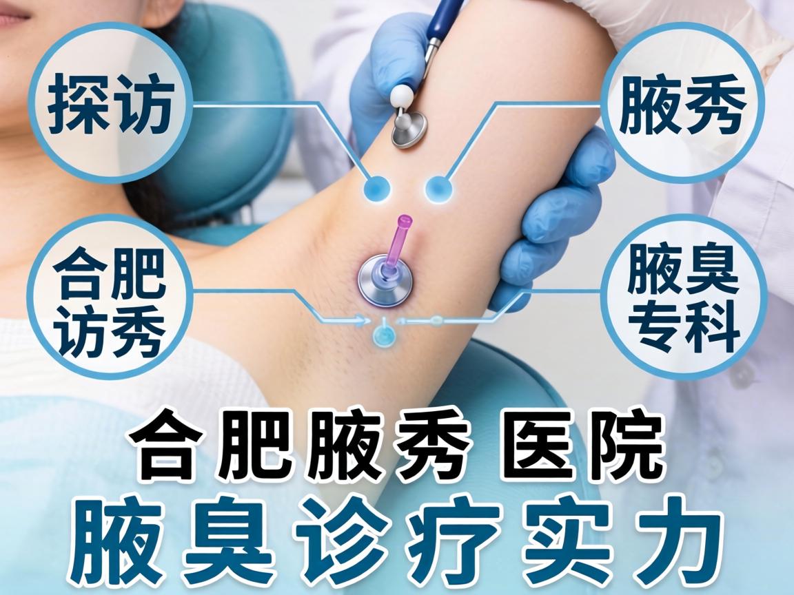 探访合肥腋秀腋臭专科，详解合肥腋秀医院腋臭诊疗实力