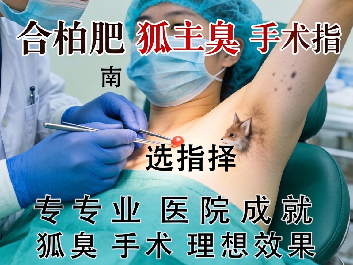 合肥狐臭手术医院选择指南，专业医院成就狐臭手术理想效果
