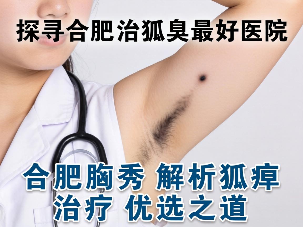 探寻合肥治狐臭最好医院，合肥腋秀解析狐臭治疗优选之道