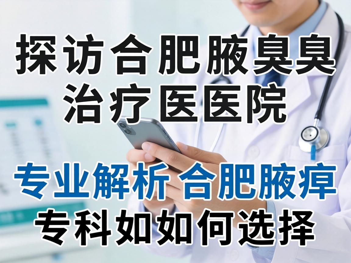 探访合肥腋臭治疗医院，专业解析合肥腋臭专科如何选择