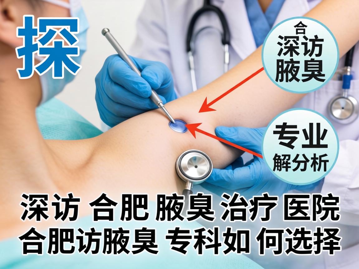 探访合肥腋臭治疗医院，专业解析合肥腋臭专科如何选择