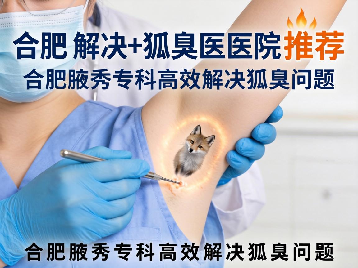合肥解决狐臭医院推荐，合肥腋秀专科高效解决狐臭问题