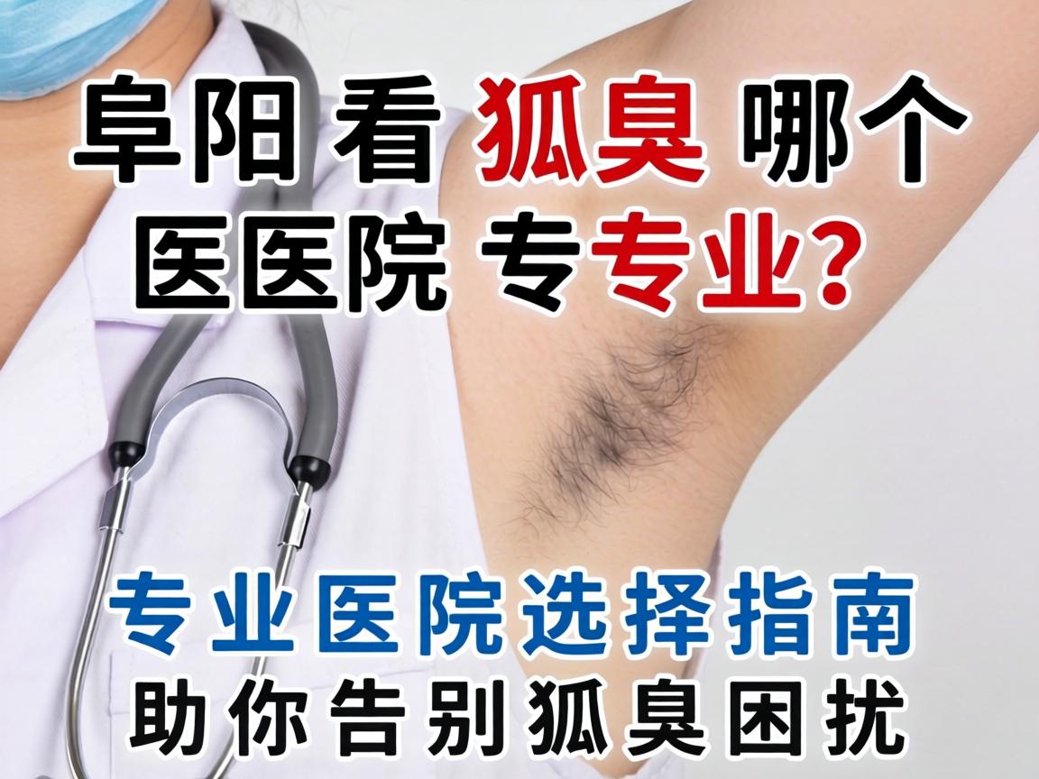 阜阳看狐臭哪个医院专业？专业医院选择指南助你告别狐臭困扰
