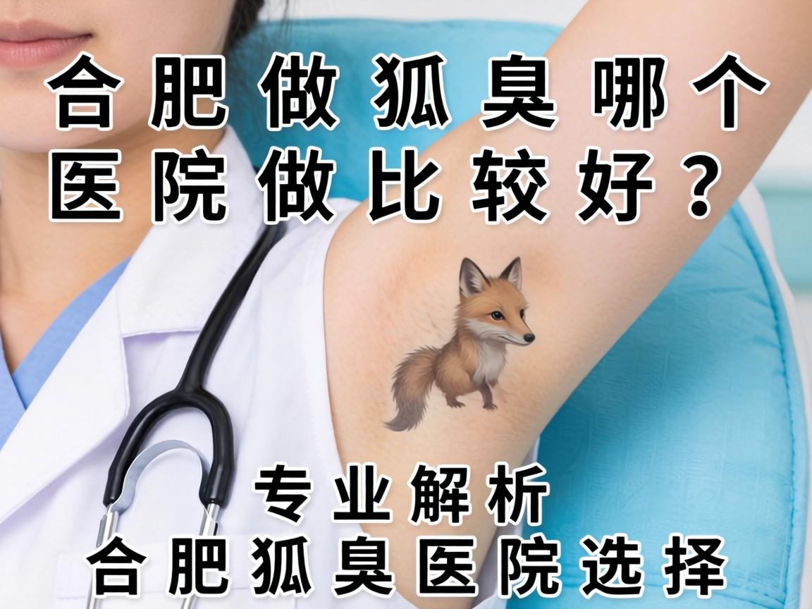 合肥做狐臭哪个医院做比较好？专业解析合肥狐臭医院选择
