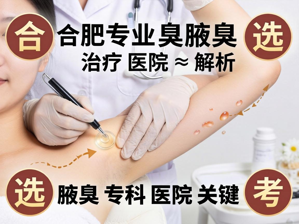 合肥专业腋臭治疗医院解析，选择腋臭专科医院的关键考量