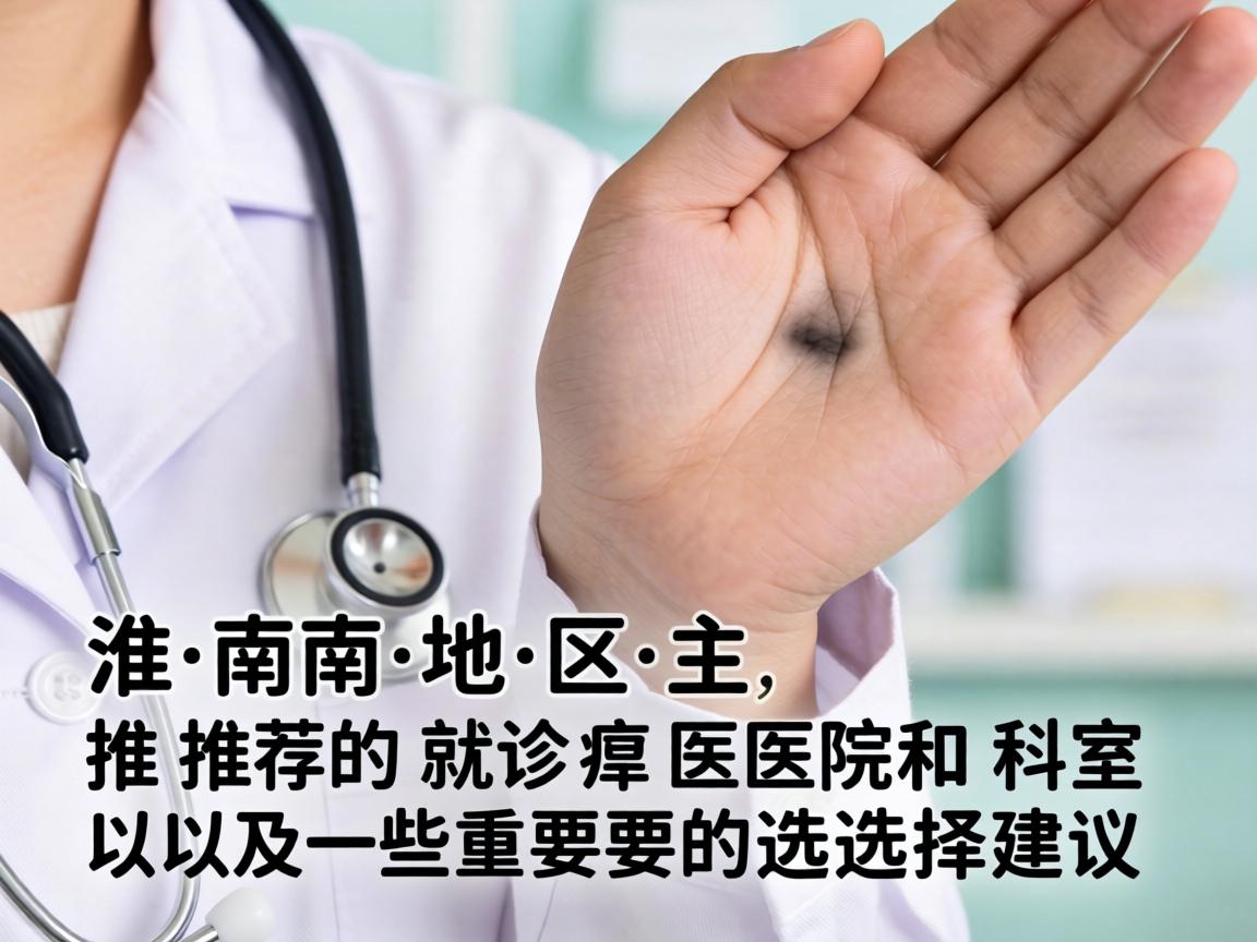 以下是淮南地区主要推荐的就诊医院和科室，以及一些重要的选择建议