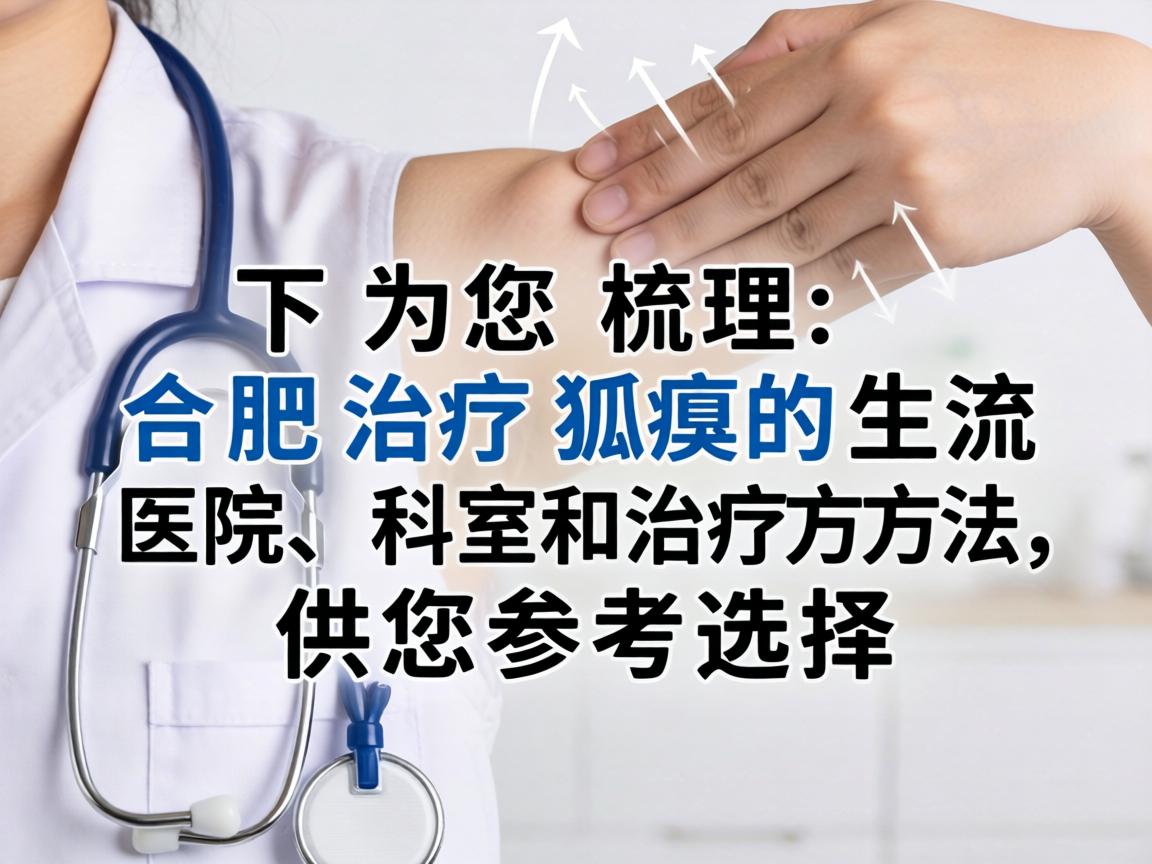 以下为您梳理合肥治疗狐臭的主流医院、科室和治疗方法，供您参考选择