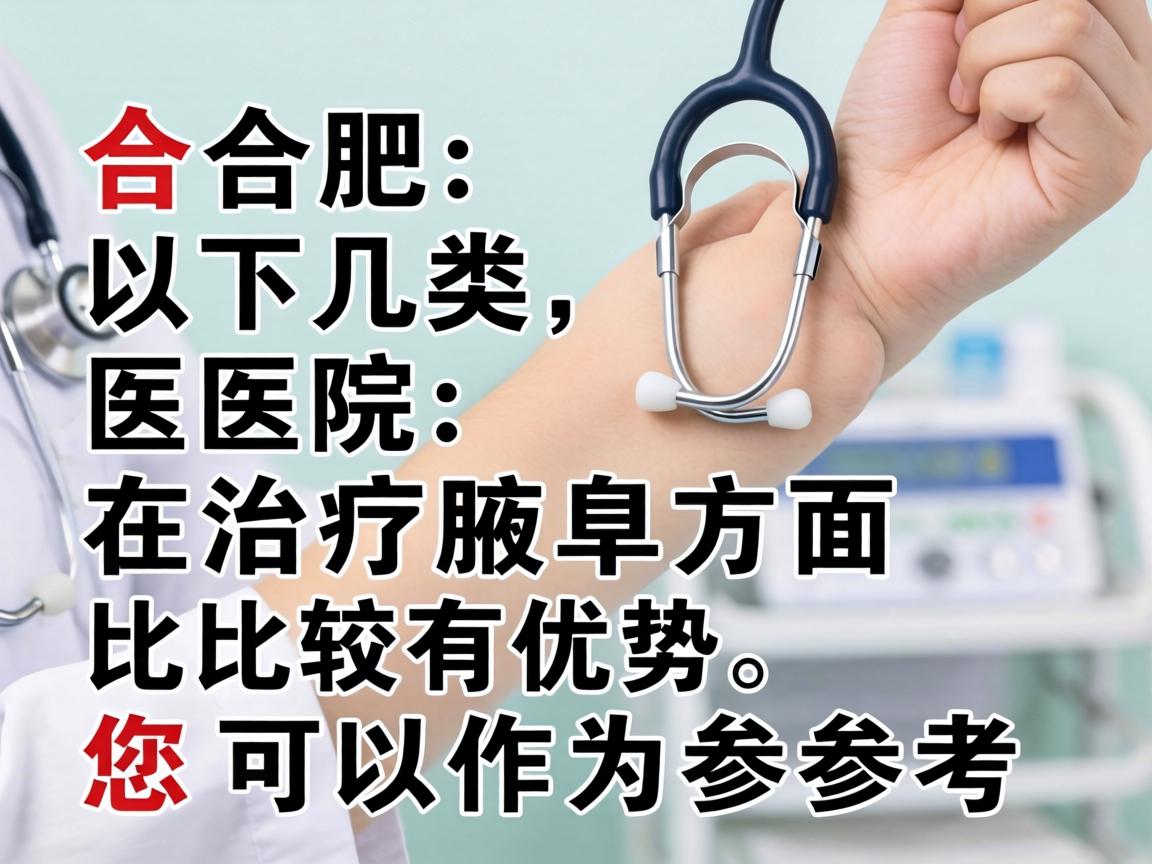 在合肥，以下几类医院在治疗腋臭方面比较有优势，您可以作为参考