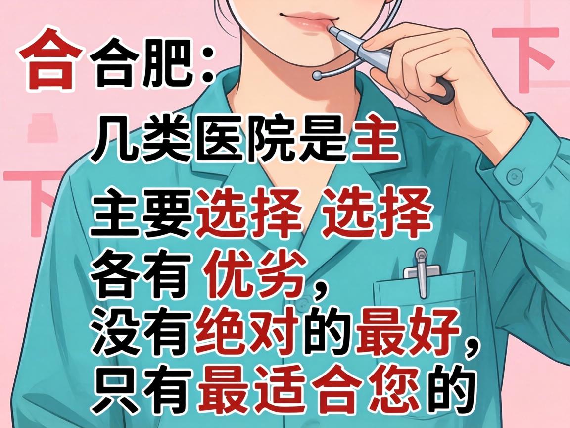 在合肥,以下几类医院是主要选择,各有优劣,没有绝对的最好,只有最适合您的 在合肥,以下几类医院是主要选择,各有优劣,没有绝对的最好,只有最适合您的