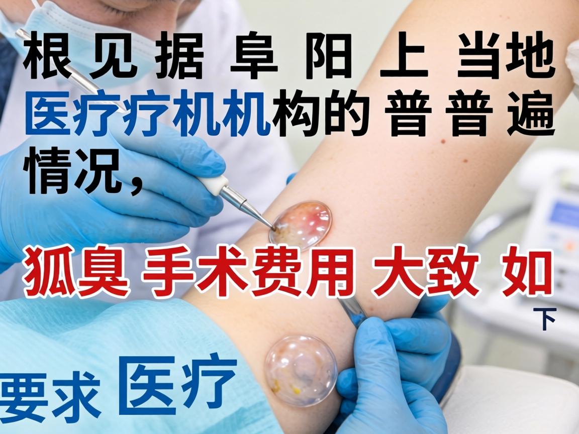 根据阜阳当地医疗机构的普遍情况,狐臭手术的费用大致范围如下 根据阜阳当地医疗机构的普遍情况,狐臭手术的费用大致范围如下
