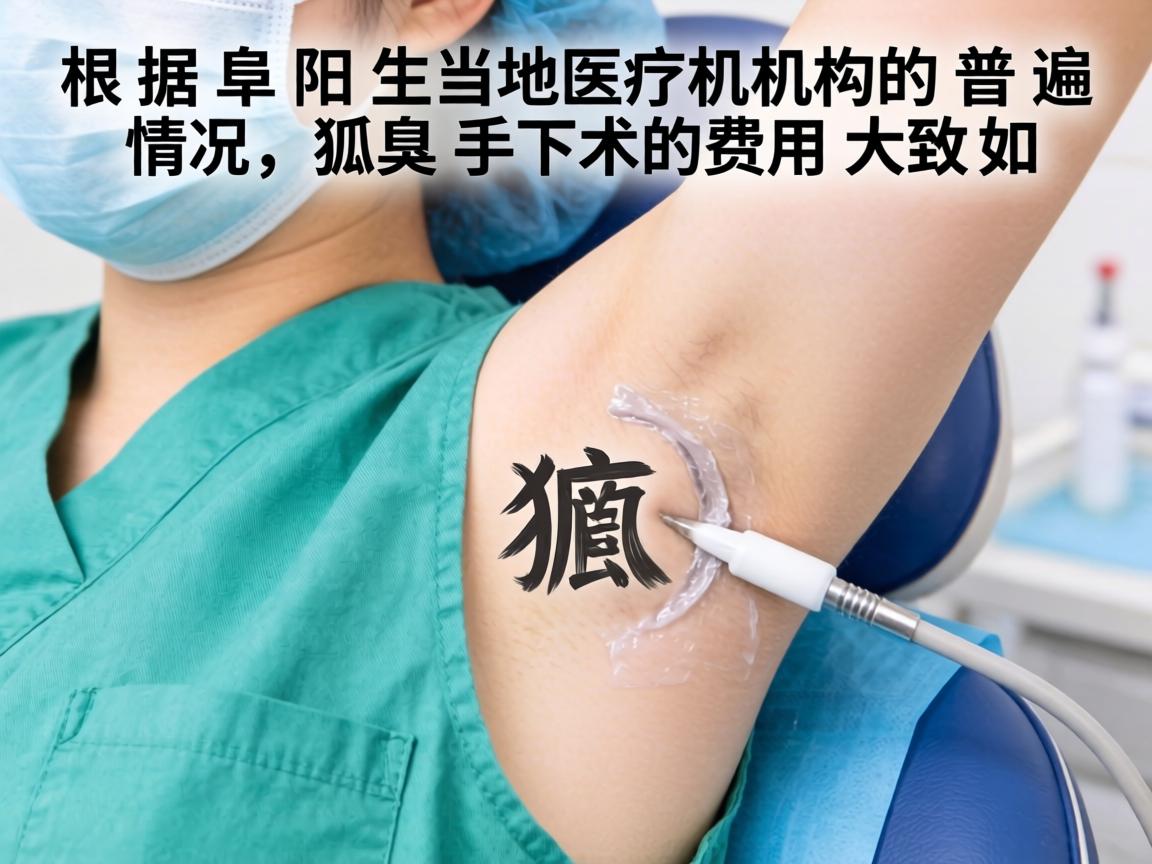 根据阜阳当地医疗机构的普遍情况,狐臭手术的费用大致范围如下 根据阜阳当地医疗机构的普遍情况,狐臭手术的费用大致范围如下