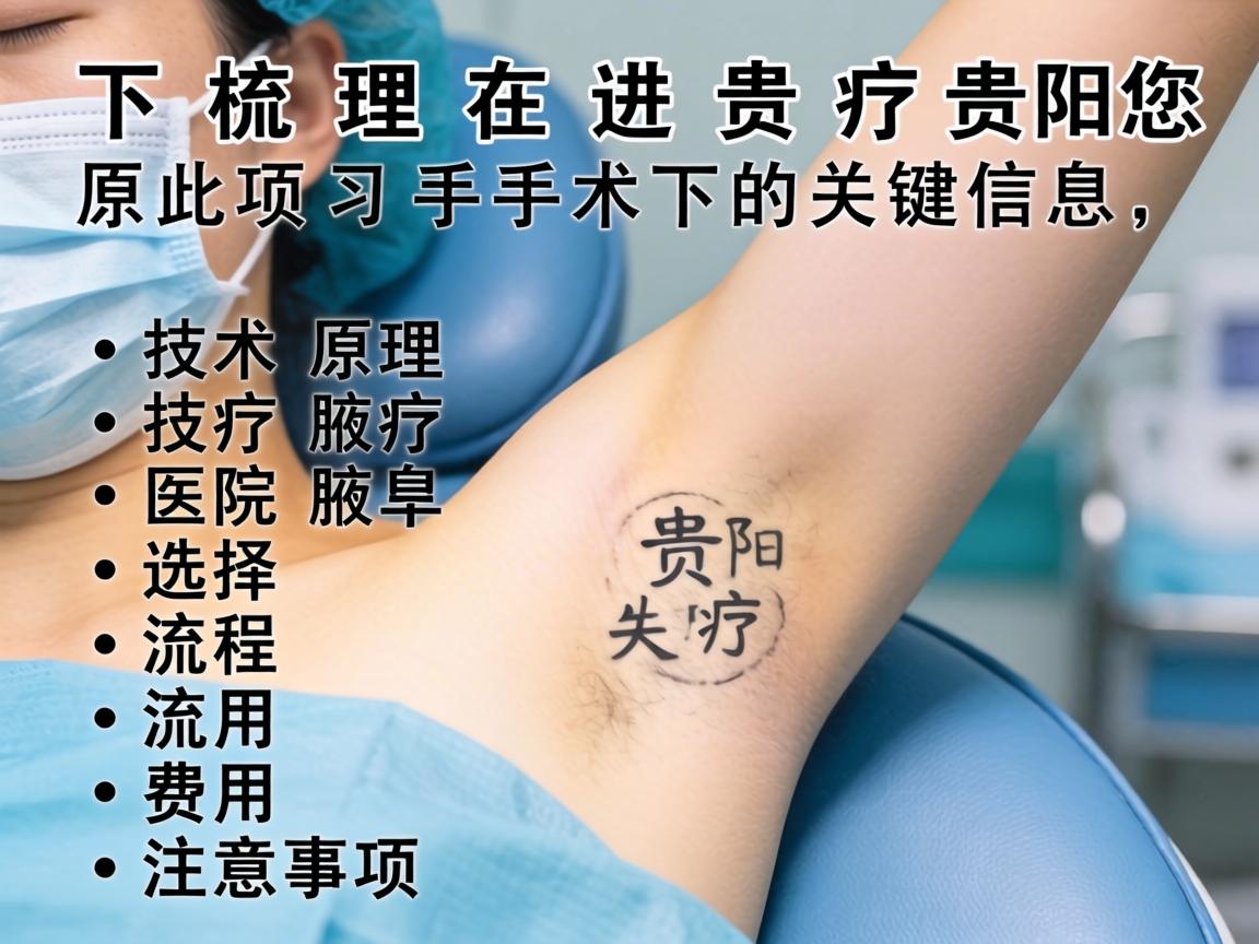 以下为您梳理在贵阳进行此项手术的关键信息,包括技术原理、医院选择、流程、费用和注意事项 以下为您梳理在贵阳进行此项手术的关键信息,包括技术原理、医院选择、流程、费用和注意事项