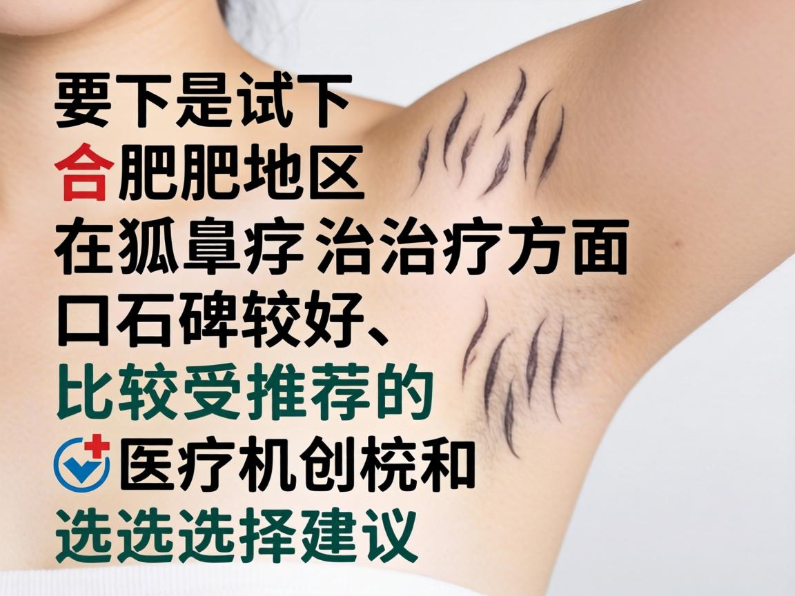 以下是合肥地区在狐臭治疗方面口碑较好、比较受推荐的医疗机构和选择建议 以下是合肥地区在狐臭治疗方面口碑较好、比较受推荐的医疗机构和选择建议