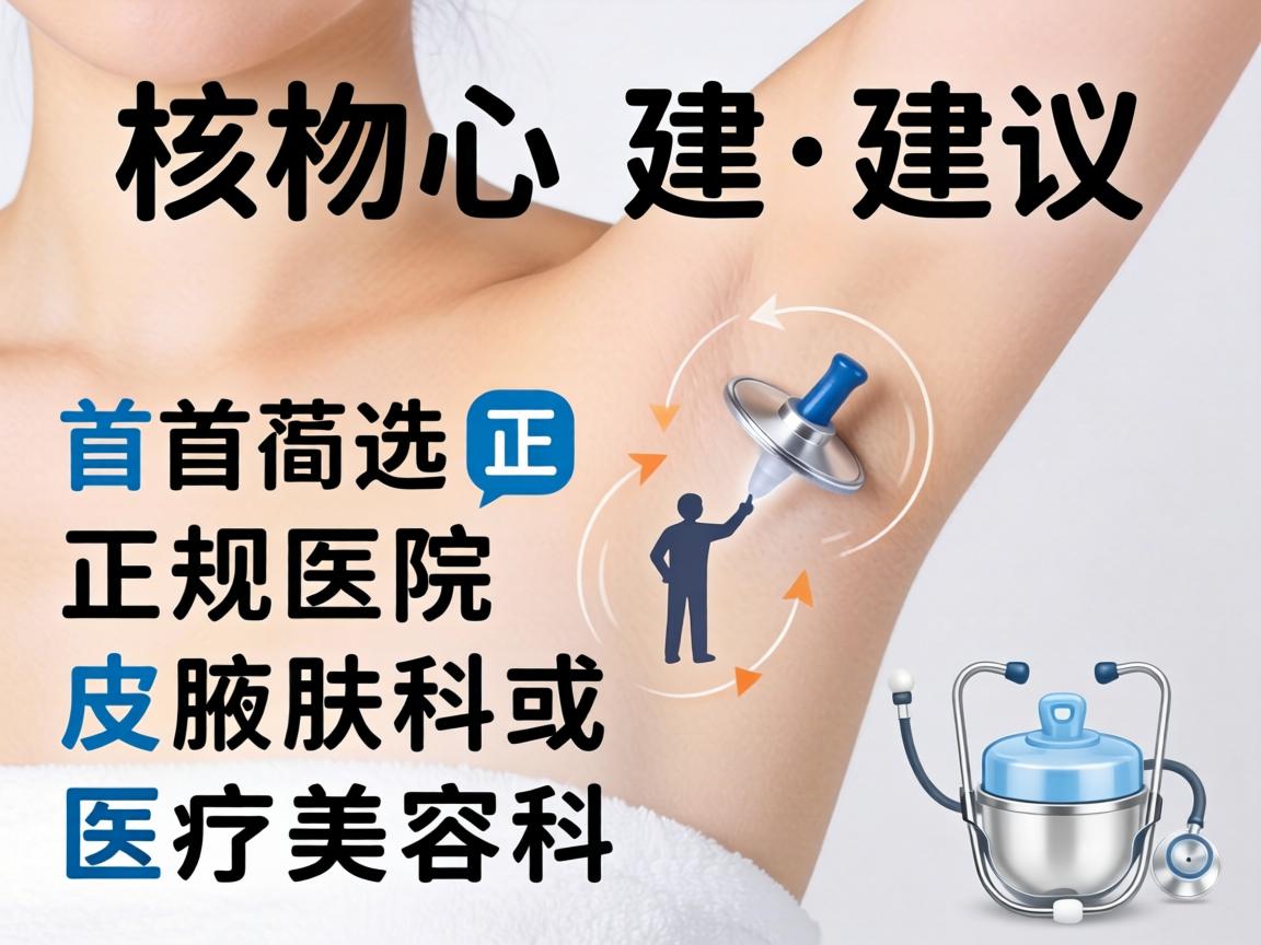 核心建议，首选正规医院皮肤科或医疗美容科