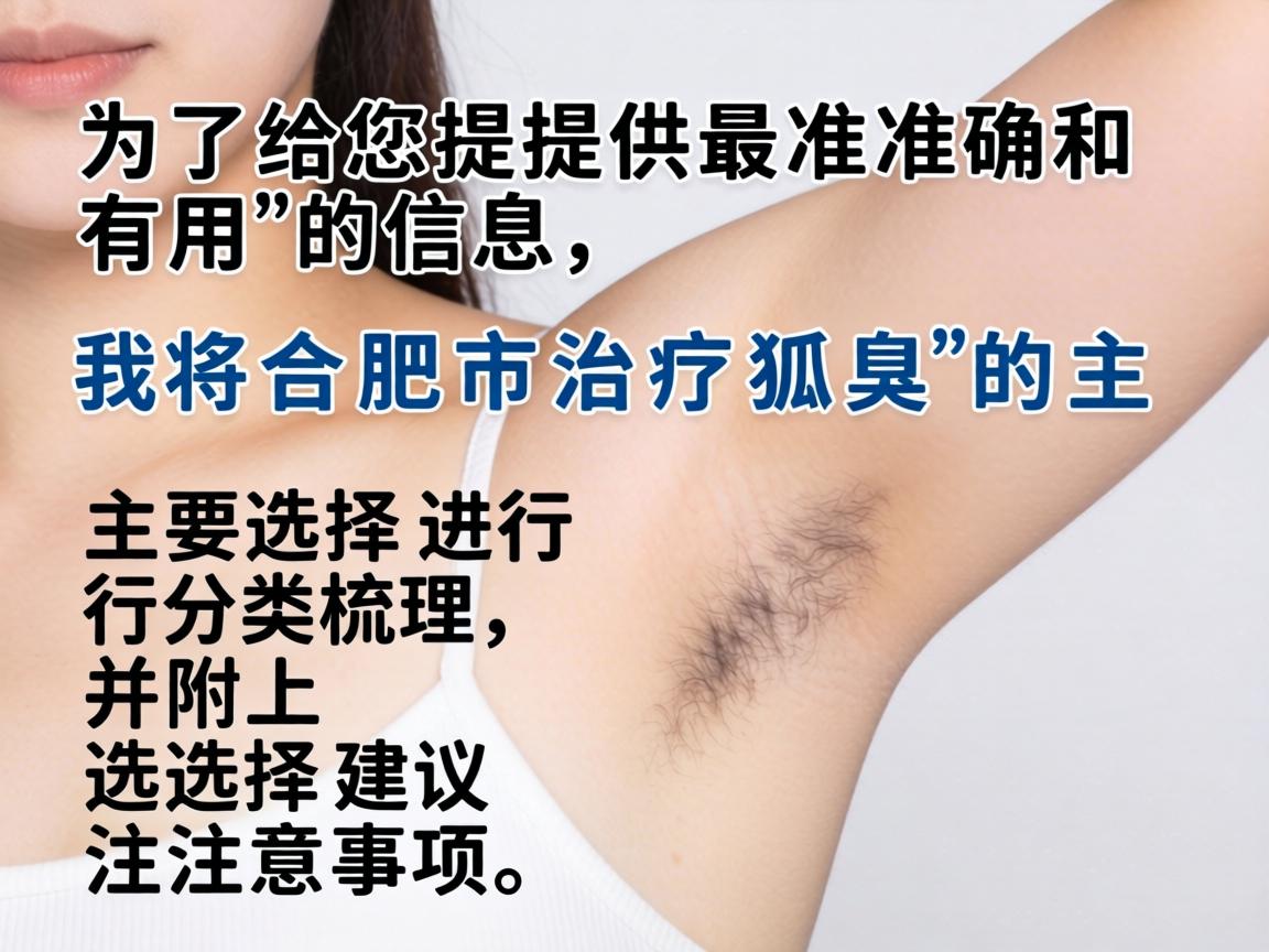 为了给您提供最准确和有用的信息，我将合肥市治疗狐臭的主要选择进行分类梳理，并附上选择建议和注意事项