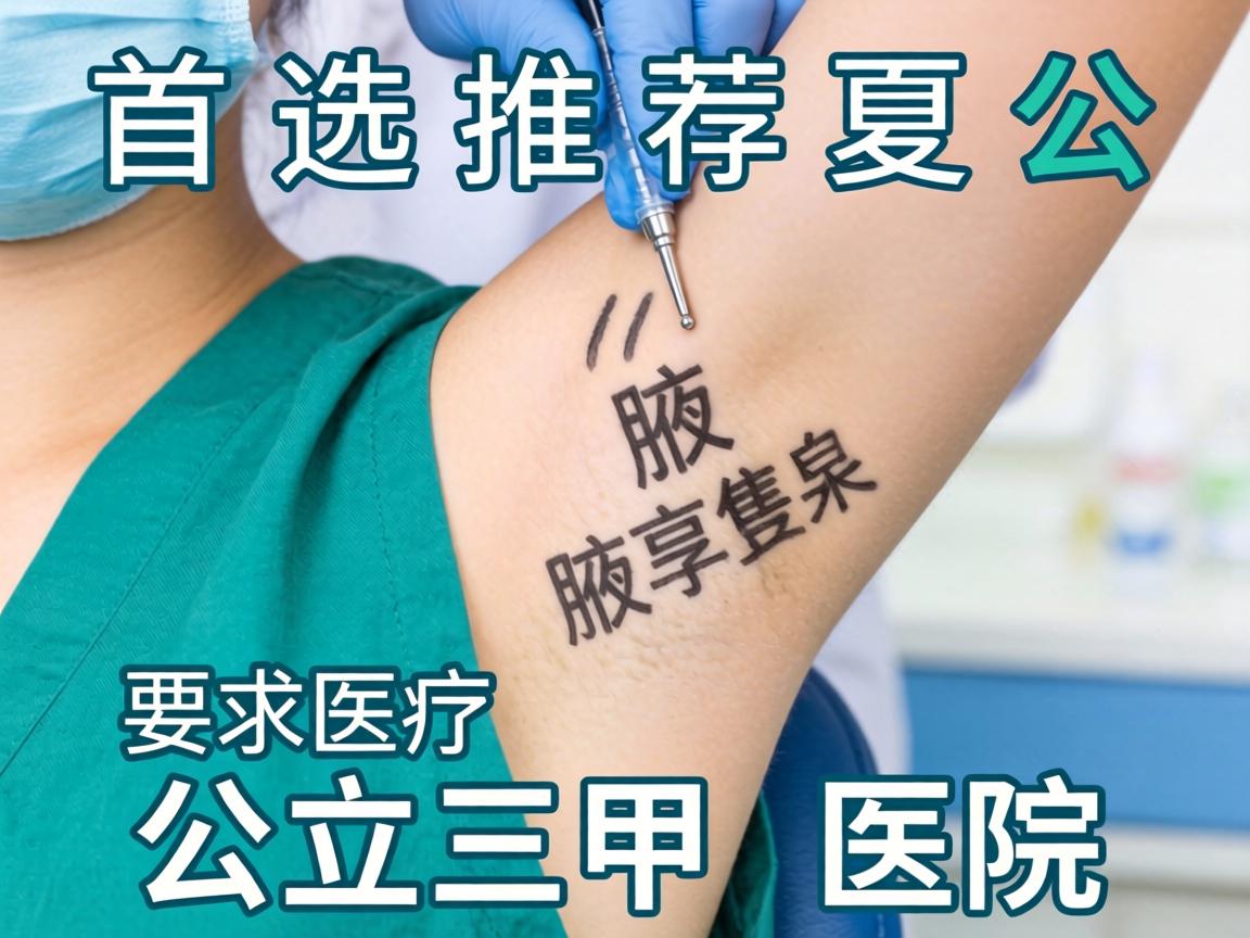 一、首选推荐，公立三甲医院