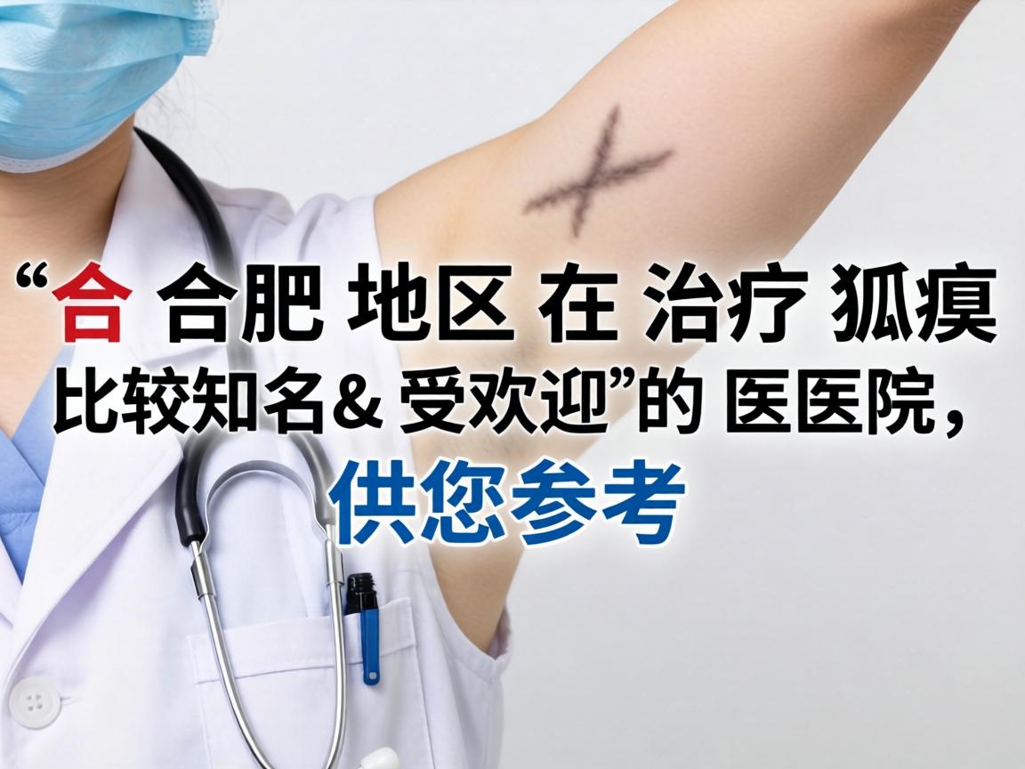 以下是合肥地区在治疗狐臭方面比较知名和受欢迎的医院，供您参考