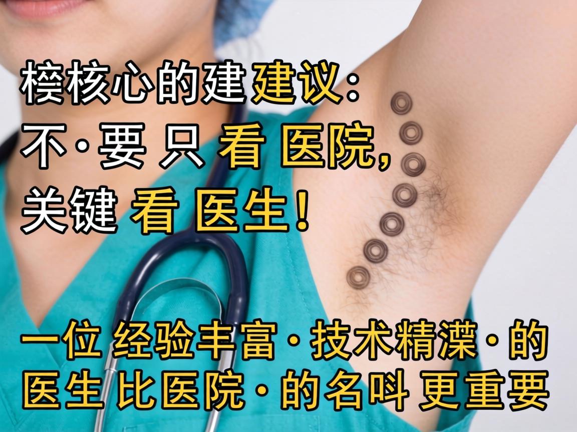 核心建议，不要只看医院，关键看医生！一位经验丰富、技术精湛的医生比医院的名头更重要