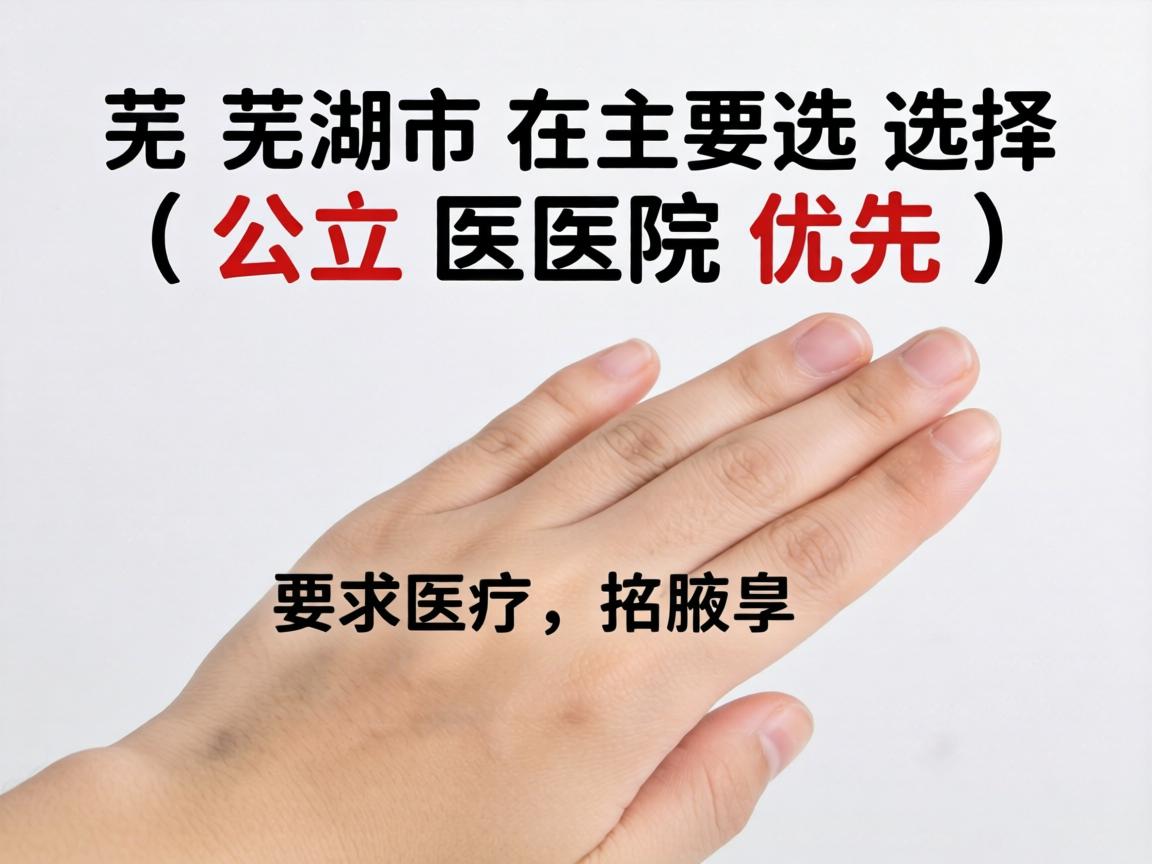 芜湖市主要选择（公立医院优先）