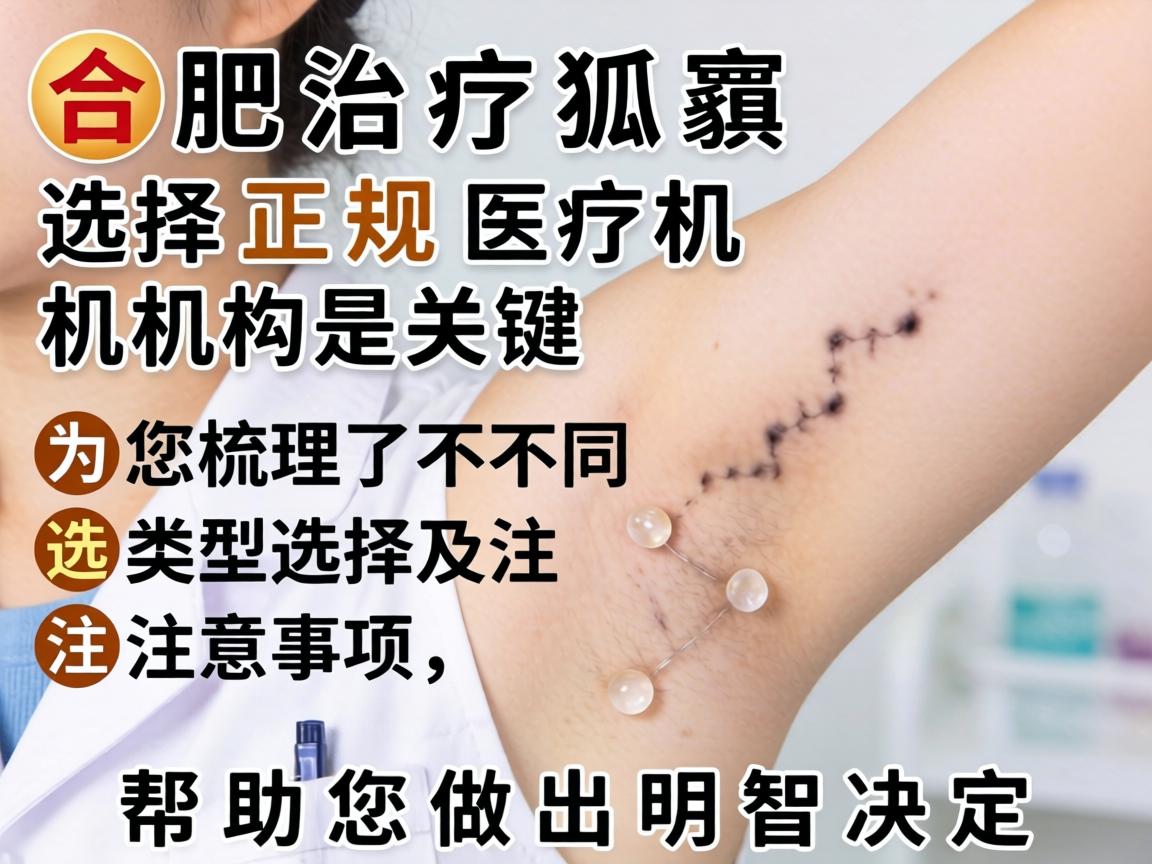 在合肥治疗狐臭,选择正规医疗机构是关键。以下为您梳理了不同类型的选择及注意事项,帮助您做出明智决定 在合肥治疗狐臭,选择正规医疗机构是关键。以下为您梳理了不同类型的选择及注意事项,帮助您做出明智决定