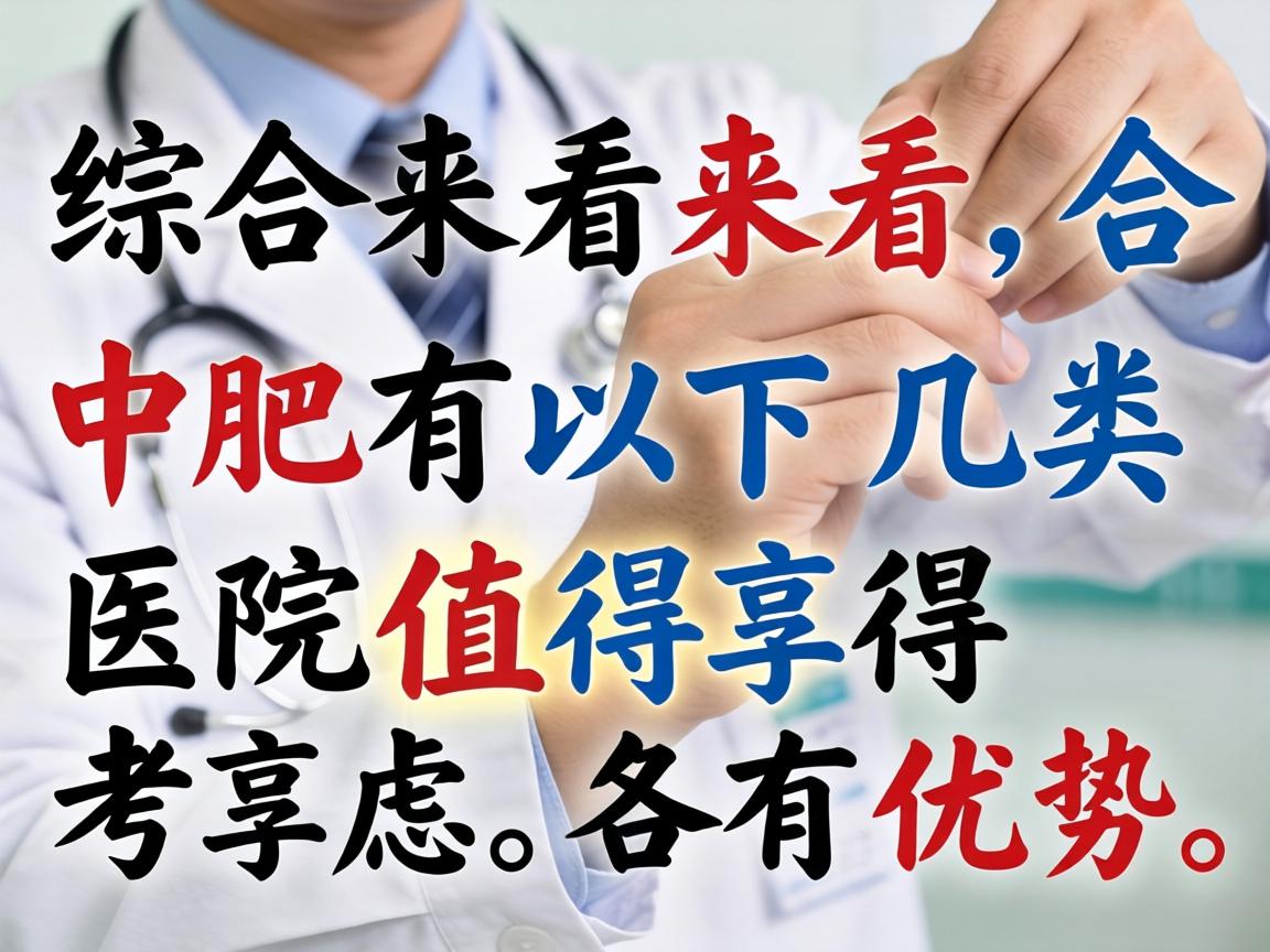 综合来看，合肥有以下几类医院值得考虑，各有优势