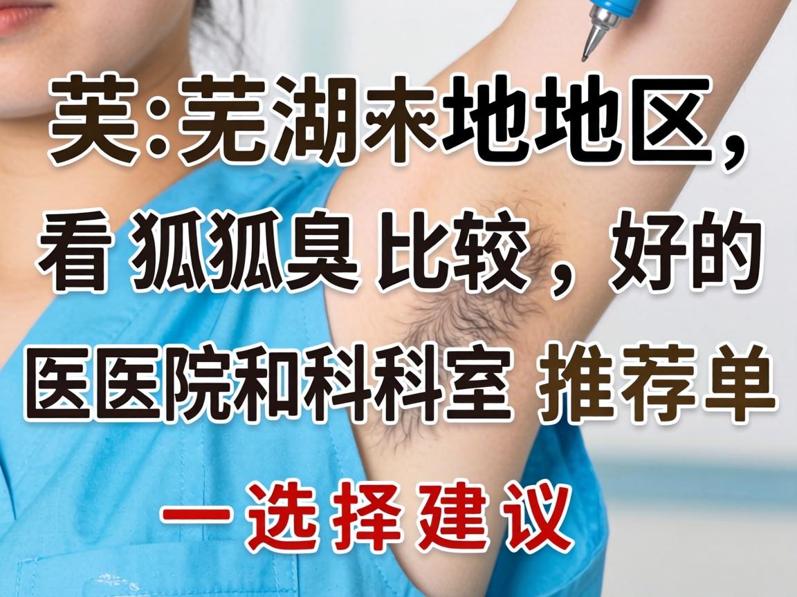 以下是芜湖地区看狐臭比较好的医院和科室推荐，并附上选择建议