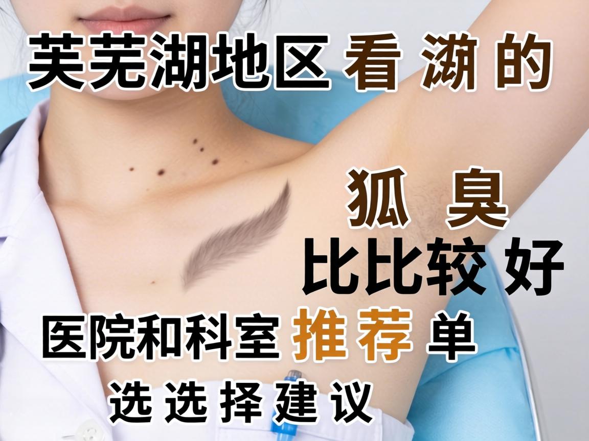 以下是芜湖地区看狐臭比较好的医院和科室推荐，并附上选择建议