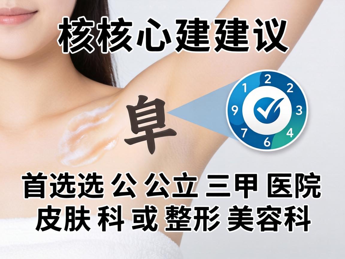 核心建议,首选公立三甲医院皮肤科或整形美容科 核心建议,首选公立三甲医院皮肤科或整形美容科