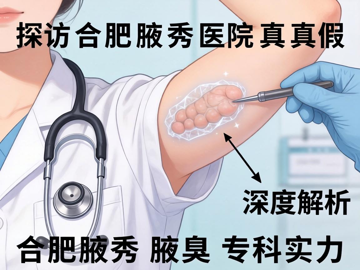 探访合肥腋秀医院真假，深度解析合肥腋秀腋臭专科实力