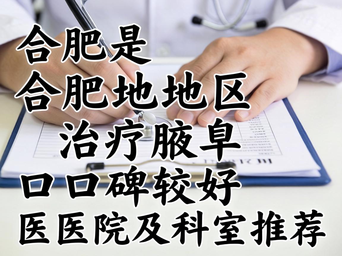 以下是合肥地区治疗腋臭口碑较好的医院及科室推荐