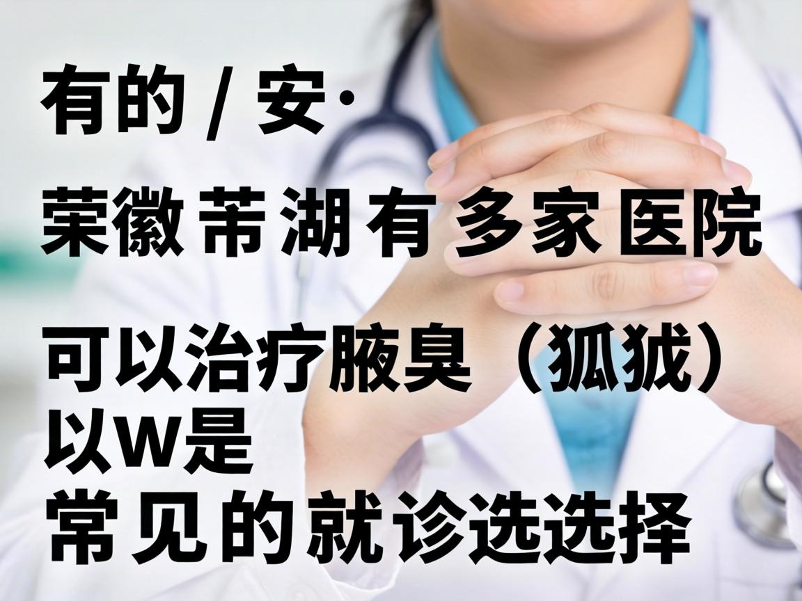 有的，安徽芜湖有多家医院可以治疗腋臭（狐臭）以下是常见的就诊选择